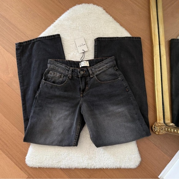 Motel Rocks Low Rise Parallel Jeans - Picture 3 of 4